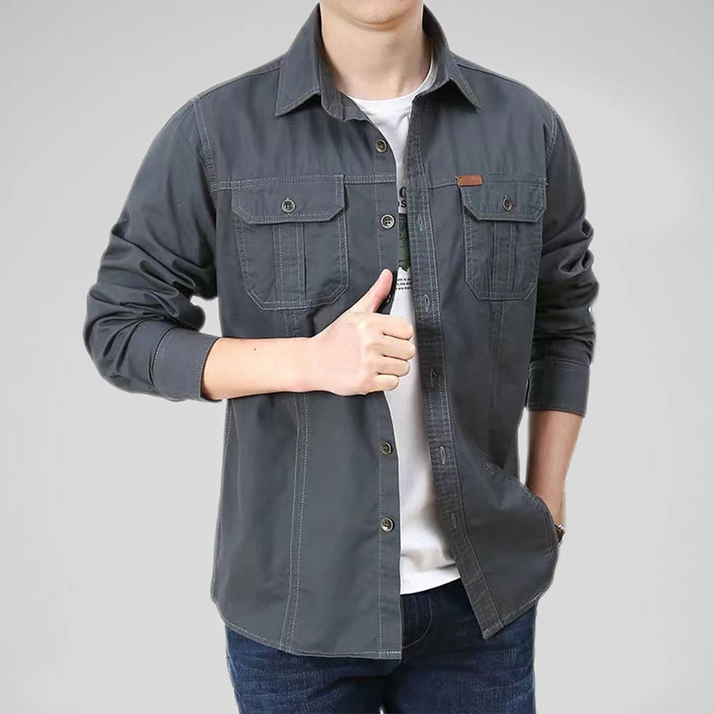 Camisa Cargo Manga Longa Elite