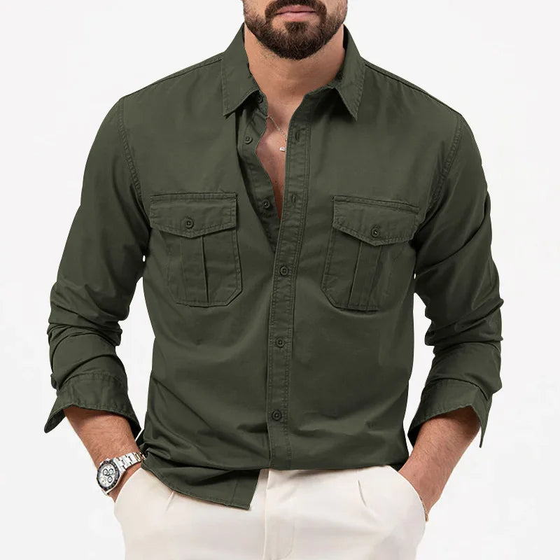 Camisa Cargo Manga Longa Elite