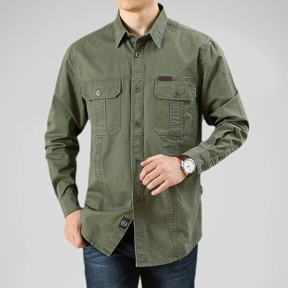 Camisa Cargo Manga Longa Elite