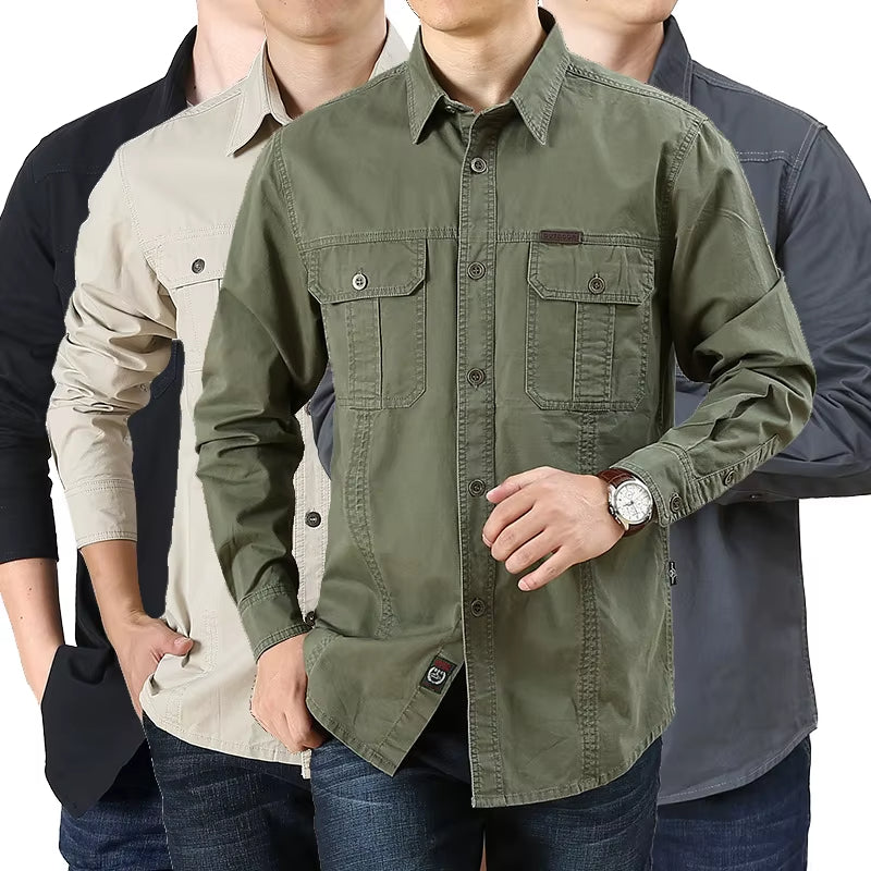Camisa Cargo Manga Longa Elite